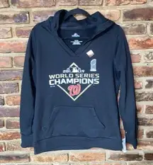 Majestic NWT  Washington Nationals MLB 2019 World Series Champions Hoodie Small