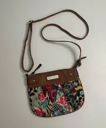 Lily Bloom Purse Crossbody Patchwork Floral Boho Bohemian Art To Wear Small