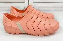 Sperry Water Strider Perforated Slip On Sneaker Shoe Peach Orange‎ 9 Women 8 Men