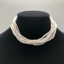 Cookie Lee Sparkle Beads Choker Necklace