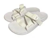 Chaco Chillos‎ White Rubber Women's Slides Size 11 Sandals