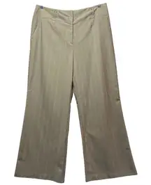 East 5th Wide Leg Herringbone Career Dress‎ Pants Size 16 Business Trousers