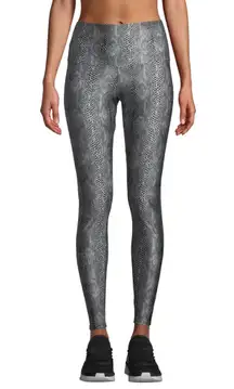 High Rise Snakeskin Leggings XS