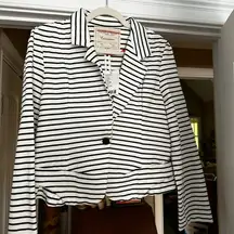 Anthropology short stripe blazer