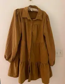 adorable brown dress from dry goods size L