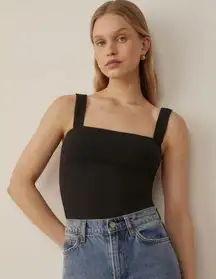 Reformation Canyon Top in Black size Small