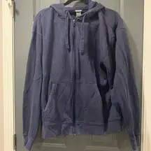 Champion Deep Blue Zip-Up Hoodie