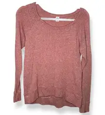 Old Navy Pink Long Sleeve Sweater Shirt XS