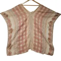 Sheer‎ Kimono Style Swim Cover Beachy Festival Boho Hippie Resort Wear Size S/M