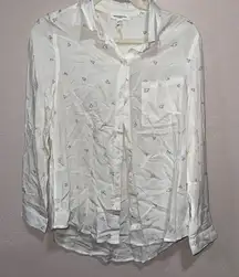 New Beach Lunch Lounge Button Down Alanna Love Hearts