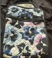 Vera Bradley Deluxe Lunch Bunch in Plum Pansies