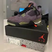 Jordan Womens Air Jordan 4 WMNS AQ9129 500 Canyon Purple - Size 7