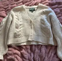 Tan Cropped Sweater