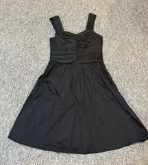 Express Black Babydoll Dress