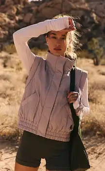 Free People FP Movement Scrunch Time Puffer Vest Size XS