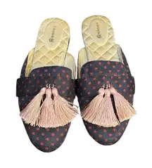 Birdies Blue Box Robin Pink Tassel Slip On Flats Shoes Size 7.5‎