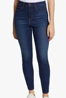 Blue Cigarette High Rise Skinny Jeans Size 14