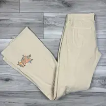 Vtg Y2K Diesel Low Rise Bootcut Flare‎ Trouser D-Sire Pants Khaki Embroidered 29