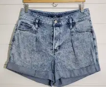 Hollister California Ultra High-Rise Mom Shorts 3" vintage Stretch Size 13/31‎