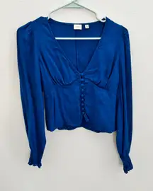 Blue Aritzia Top Wilfred