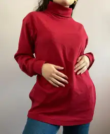 Red Turtleneck