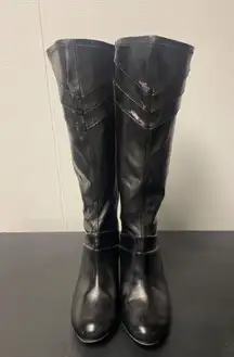 Kenneth Cole Women's Black Shoes/ Knee High Boots Heel 2.75" Size 9 SKU 2086