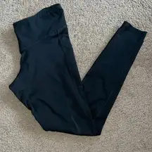 Plain Black  Leggings with Pockets