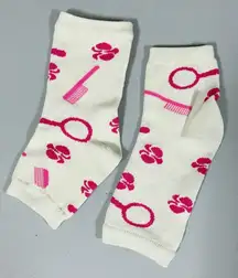 Open-Toe Graphic Pedicure Socks Booties Hosiery O/S 💅🏼