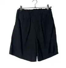 H&M Black High Rise Elastic Waist Soft Shorts XS