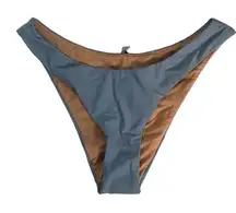 J Crew Light Blue Cheeky Bikini Swim Bottom - Size Small