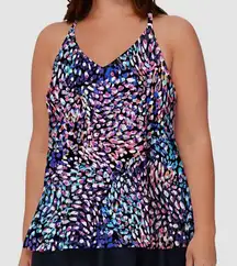 Island Escape Underwire Tankini Top