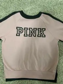 PINK - Victoria's Secret  Gray Pink Crewneck