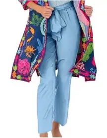 Gretchen Scott Bon Voyage Tie Waist Pants in Periwinkle Size Small $129