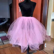 1980s vintage Curtain Call Costumes large pink tutu
