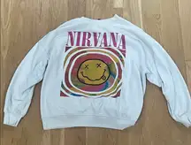 Divided White Nirvana Sweatshirt