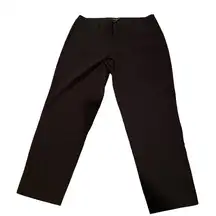 Lafayette 148 super stretch relaxed fit ankle‎ dress pants black size 12
