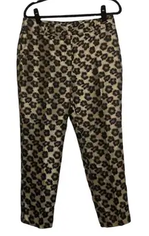 Ann Taylor Factory Cheetah‎ Gold & Black Pants