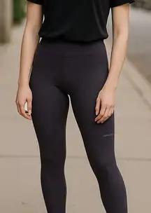 Grande Line Womens High Rise Full Length Leggings M Dusty‎ Purple Workout Boho