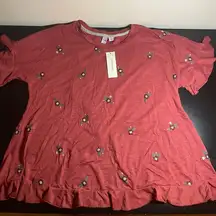 Francesca’s Floral Blouse