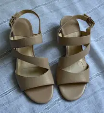 Alex Marie NWOT Nude Strappy Sandals