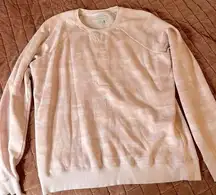 Lucky brand light pink camo sweatshirt