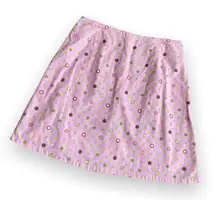 LulaKate Womens Skirt Size 2 Lula‎ Kate Pink Green Pastel Polka Dot Preppy