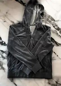 New York‎ & company zip up velour hoodie