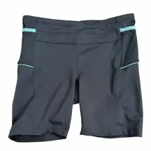 Athleta Gray Presto Athletic Bike Shorts