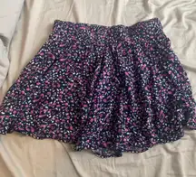 Purple flower skirt