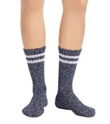 Marl Vintage Stripes Ragg Calf Socks