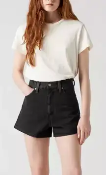 Levi’s 550 Black Relaxed Shorts Women’s High Rise Size 4
