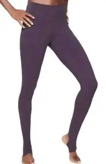 Athleta  stirrup leggings - dark purple HR eggplant color dance pants