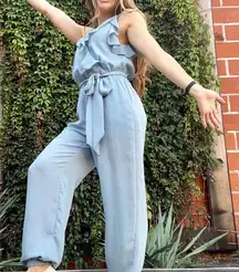Essue Soft Blue Jumpsuit