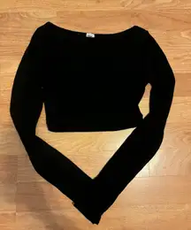 Long Sleeve Crop Top